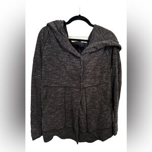 Black Lululemon button hoodie size small